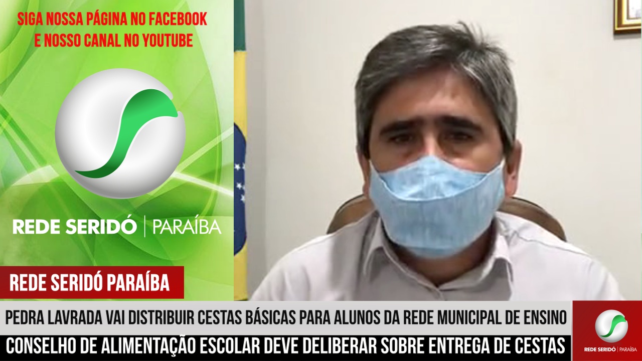 Pedra Lavrada vai distribuir cestas básicas para alunos da rede municipal de ensino