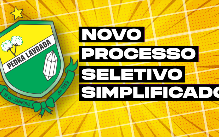 Educação de Pedra Lavrada divulga processo seletivo para professor e monitor do EJA